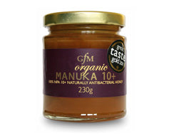 Jar of organic manuka honey